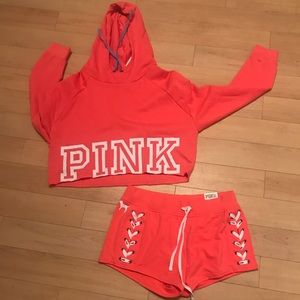 V.S Pink Short Set